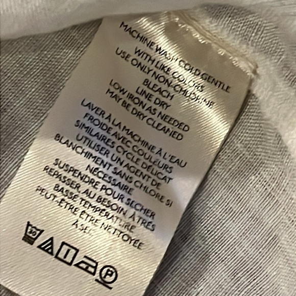 Maeve by Anthropologie Blouse The Audie Linen Puff-Sleeve White BohoChic Prairie - Picture 6 of 7